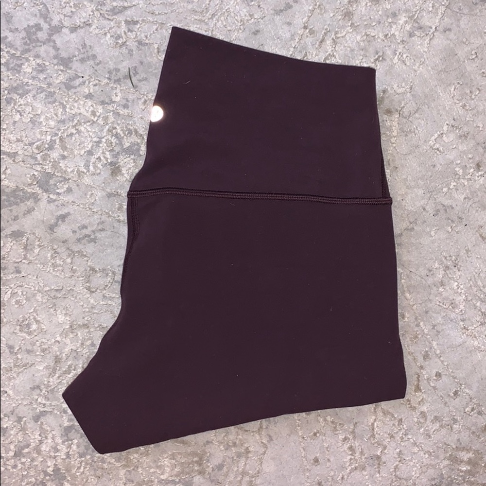 Purple lululemon 7/8 align pants